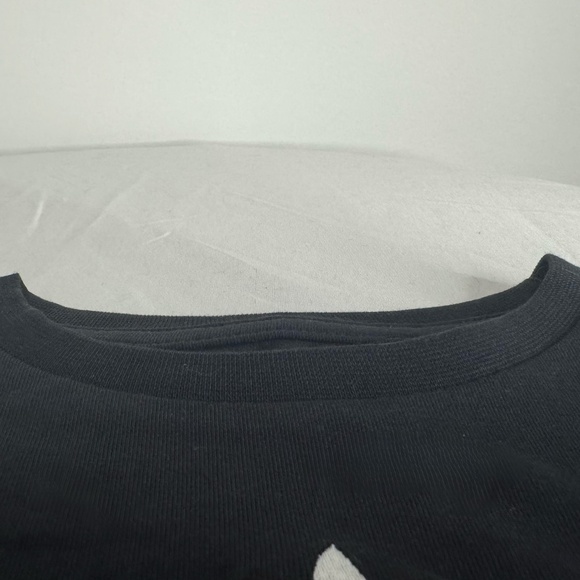 Adidas Originals Kids Cropped Tank Top | Black & White | Size 9/10Y - Picture 4 of 7